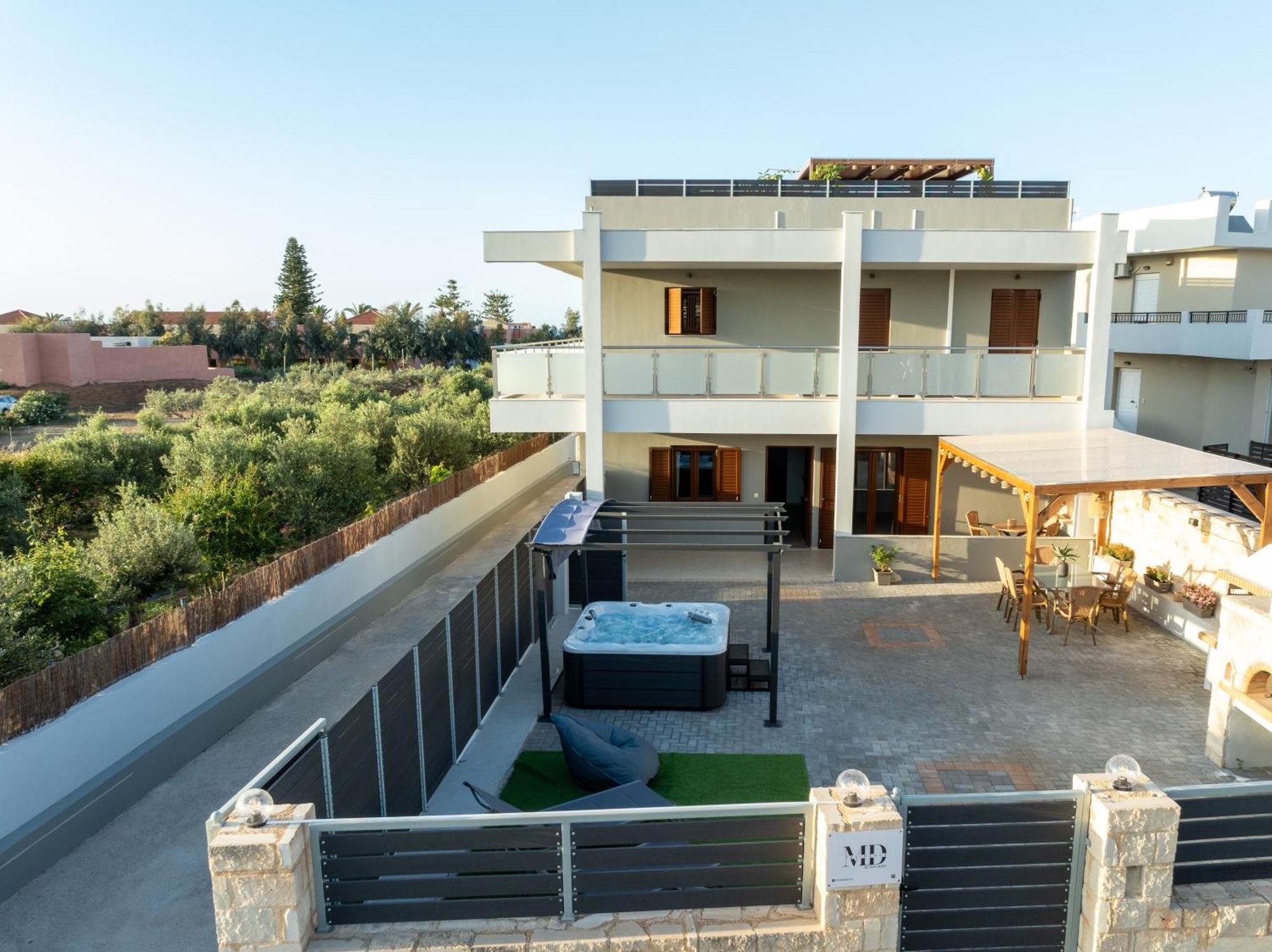 Md Residence Near The Beach W Bbq And Private Parking Hersonissos  Ngoại thất bức ảnh